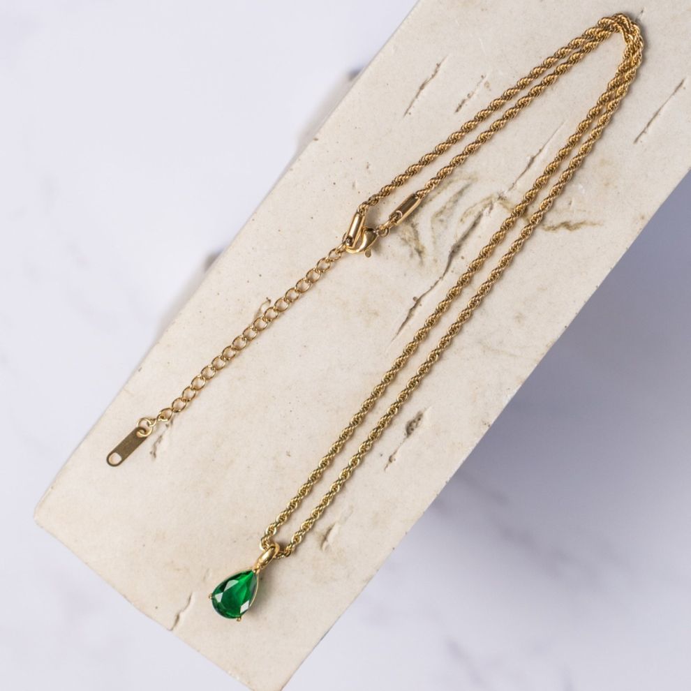 Dominique Emerald Necklace
