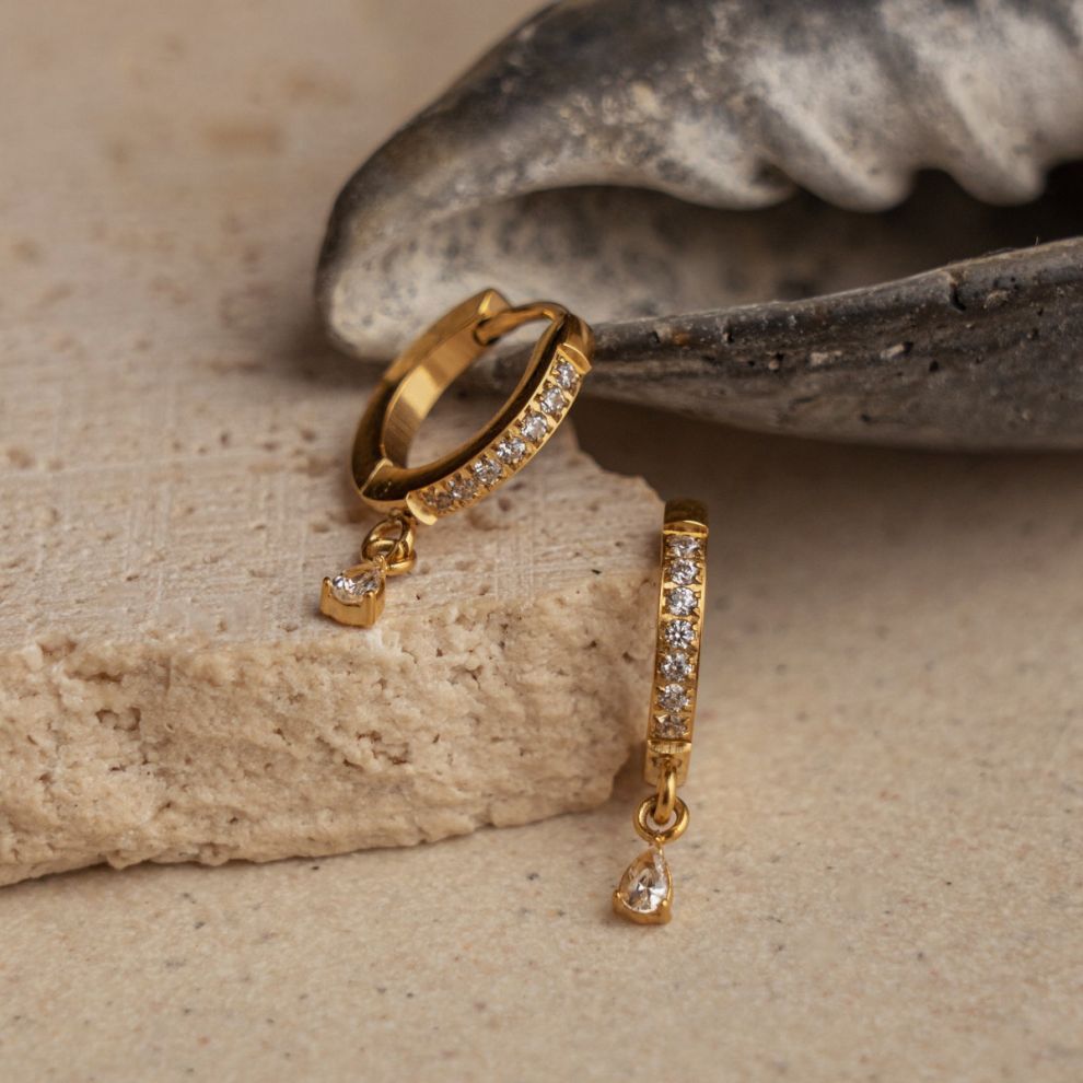 Freya Huggie Earrings