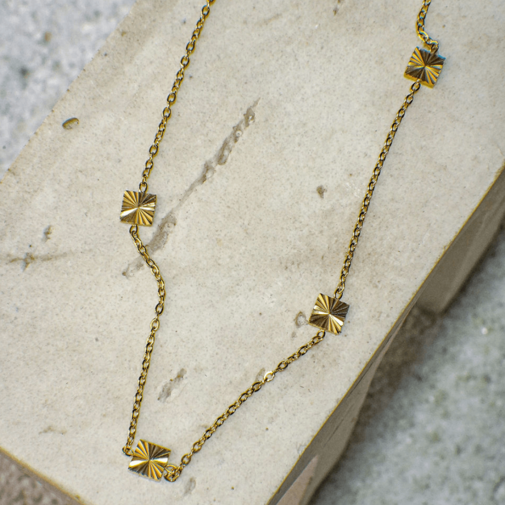 Ottavia Gold Charm Necklace