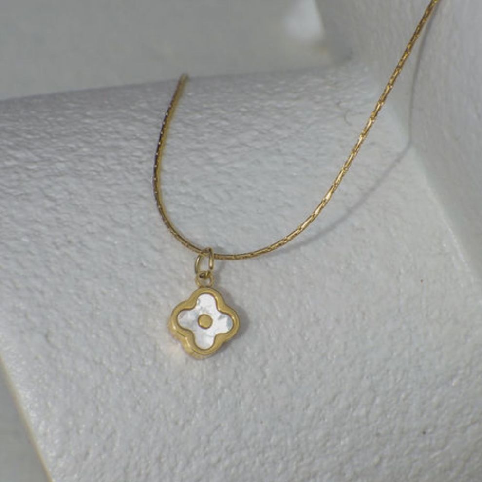 Patrizia Petite Clover Charm Necklace