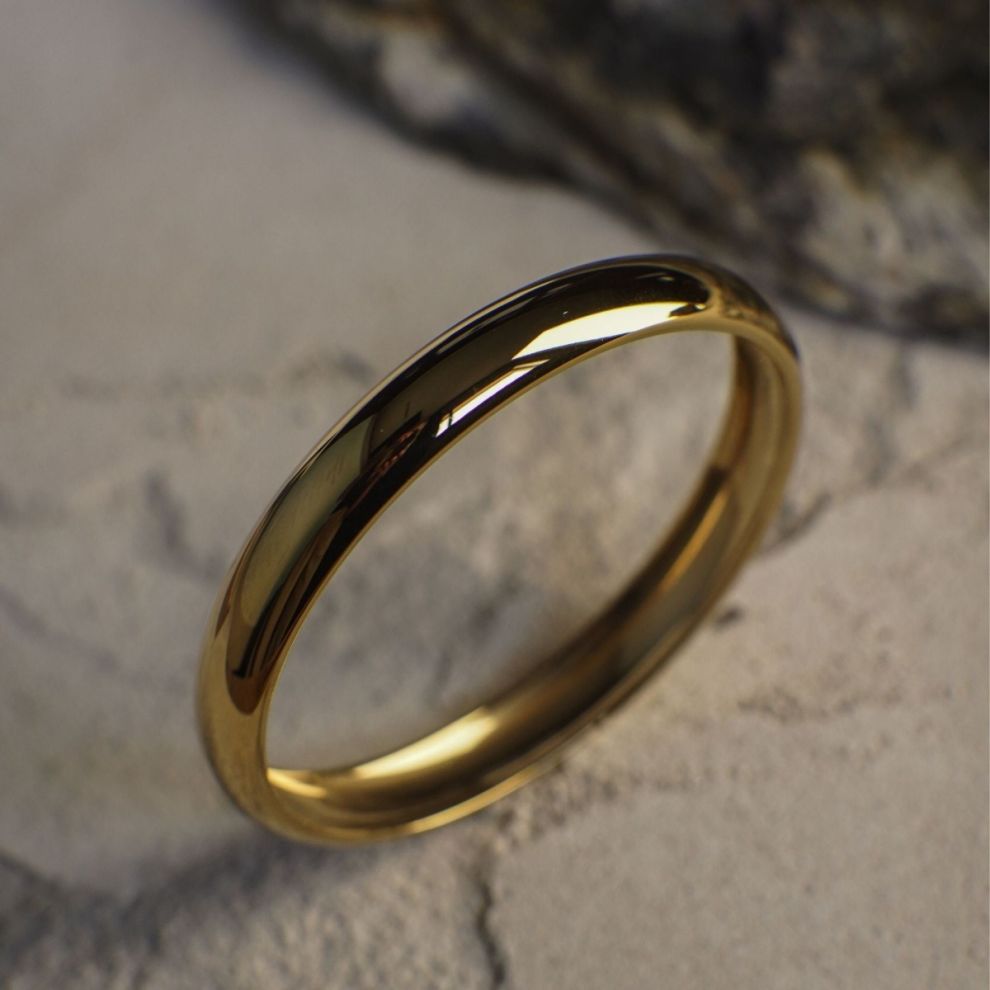 Raffaella Slim Gold Bangle Bracelet