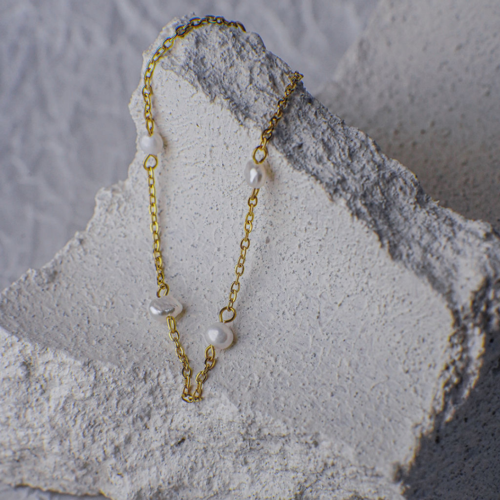 Stella Pearl Gold Bracelet