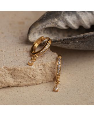 Freya Huggie Earrings