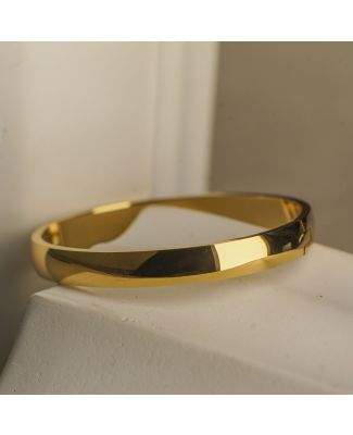 Natalia Gold Bangle Bracelet