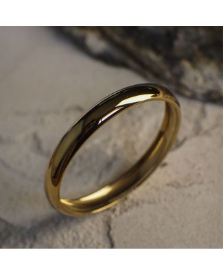 Raffaella Slim Gold Bangle Bracelet