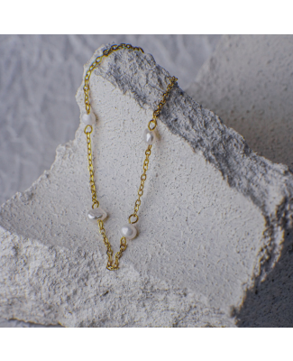 Stella Pearl Gold Bracelet